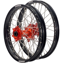 Axiom KTM/Husqvarna/Gas Gas 65 25-27 14"/12" Black/Orange Wheel Set