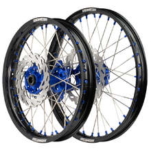Axiom Yamaha YZ85 BW 02-27 19"/16" Black/Blue Wheel Set w/Discs