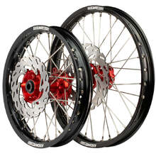 Axiom Honda CRF150R SW 07-25 17"/14" Black/Red Wheel Set w/Discs