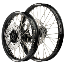 Axiom KTM/Husqvarna/Gas Gas 85 BW 25-27 19"/16" Black/Black Wheel Set w/Discs