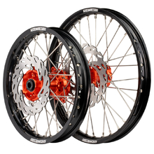 Axiom KTM 85 SX BW 25-27 19"/16" Black/Orange Wheel Set w/Discs