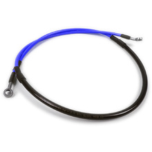 Ballards Yamaha WR250F/450F 07-19 Blue Front Braided Brakeline
