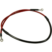 Ballards Yamaha YZ/YZF Red Front Braided Brakeline
