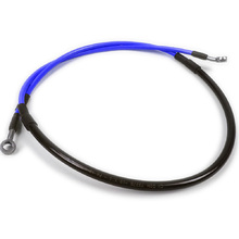 Ballards Yamaha YZ125/250/YZF400-426 97-02 Blue Braided Front Brakeline