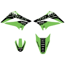 Blackbird Racing Kawasaki KLX110 10-26 Green Race Graphics Kit