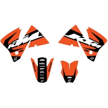 Blackbird Racing KTM EXC/EXCF 01-02 Race Graphics Kit