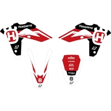 Blackbird Racing Husqvarna TE/TC 250-510 05-07 Red Race Graphics Kit
