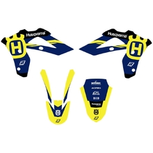 Blackbird Racing Husqvarna CR/WR 06-08 Yellow Race Graphics Kit