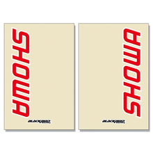 Blackbird Racing Showa Clear Fork Decals