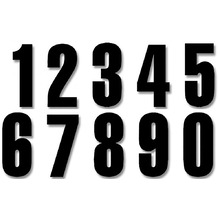Blackbird Racing Two Series 16x7.5cm Black 3pk Race Numbers