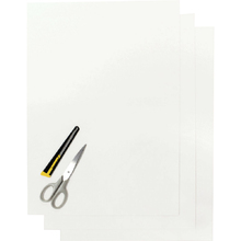 Blackbird Racing 47x33cm White Decal Sheets