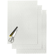 Blackbird Racing 47x33cm Perforated Clear Decal Sheets
