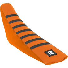 Ballards KTM SX/EXC/F 11-16 Orange/Black Gripper Pleated Seat Cover