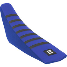 Ballards Yamaha YZ85 02-21 Blue/Blue/Black Gripper Pleated Seat Cover