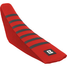 Ballards Honda CRF250/450R 17-21 Red/Red/Black Gripper Pleated Seat Cover