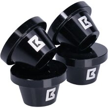 Ballards Yamaha YZF/WRF Black Alloy Rubber Killers
