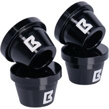 Ballards Honda CR/CRF Black Alloy Rubber Killers