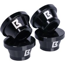 Ballards Kawasaki KXF Black Alloy Rubber Killers