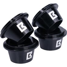 Ballards Suzuki RM/RMZ/DRZ Black Alloy Rubber Killers