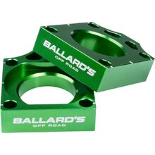 Ballards KX/F 125-450 03-15 Green Axle Blocks
