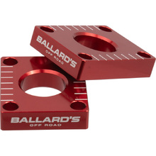 Ballards Honda CRF250-300L/Rally Red Axle Blocks