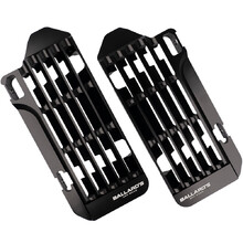 Ballards Yamaha YZ250/450F WR250/450F Billet Black Radiator Guards