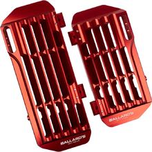 Ballards Honda CRF450R 17-18 Red Billet Radiator Guards