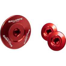 Ballards Honda CRF250R 04-09 CRF250X 04-17 Red Engine Plug Kit