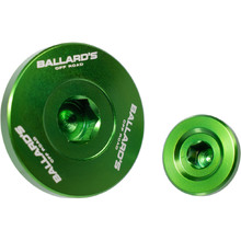 Ballards Kawasaki KX250F 11-19 KX450F 09-18 Green Engine Plug Kit