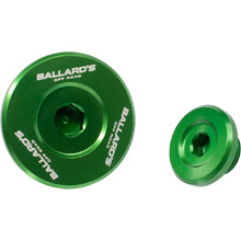 Ballards Kawasaki KLX125 10-15 KLX 150 09-13 Green Engine Plug Kit