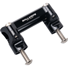 Ballards KTM/Husqvarna 125-450 23-25 Black One Piece Bar Mounts