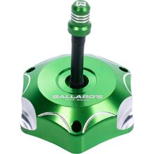 Ballards Yamaha/Kawasaki Green Fuel Tank Cap With Vent