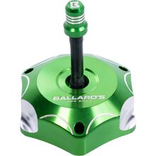 Ballards Kawasaki KX65/85 KX125/250 KLX110 Green Fuel Tank Cap with Vent