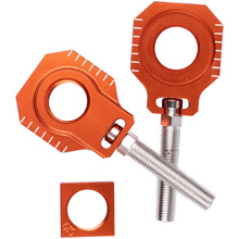 Ballards KTM Orange Lollipop Axle Blocks