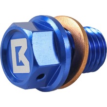 Ballards KTM/Husqvarna M12/1.5X12 Blue Magnetic Sump Plug