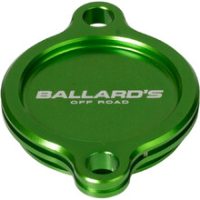 Ballards Kawasaki KX250F 05-27 Green Oil Filter Cover