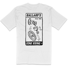 Ballards Gone Riding White/Black Tee