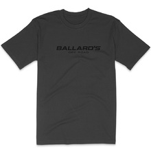 Ballards Logo Charcoal/Black Staple Tee