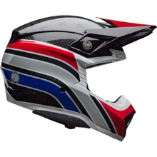 Bell 2026 Moto-10 Spherical RSD Old Glory Red/Blue Helmet