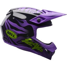 Bell 207 MX-10 Mips Amber Black/Purple Kids Helmet