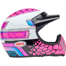 Bell 2025 Moto-3 LE Deathspray Pink/Purple Helmet