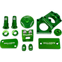 Ballards Kawasaki KX250F 11-19 KX450F 09-18 Green Bling Kit
