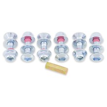 Bolt Hub Savers Honda CR/CRF Silver Double Locked Sprocket Fastening Kit