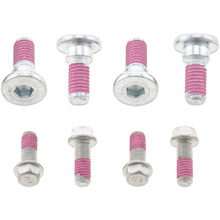 Bolt Honda XR250-600 90-04 / CR125-500 92-94 Front/Rear Silver Rotor Bolts