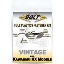 Bolt Kawasaki KX125/250 88-89 KX500 88-04 Plastic Fastener Kit