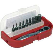 Bikeservice 10 Piece Hex Hand Drive Bit Set