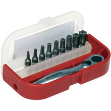 Bikeservice 10 Piece 5 Point Hand Drive Bit Set