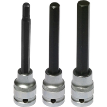 Bikeservice 3 PC Front Shock Hex Bit Socket Set