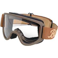 Biltwell Moto 2.0 Script Chocolate Sand Goggles