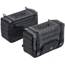 Biltwell Exfil 36 Black Motorcycle Saddlebags